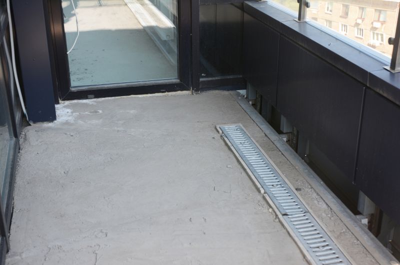 Concrete Patio Drainage Installation