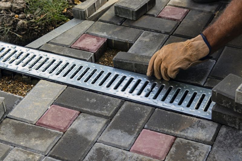 Concrete Patio Drainage Installation